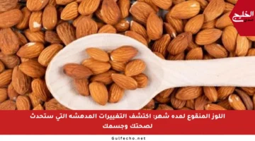 اللوز المنقوع لمدة شهر: اكتشف التغييرات المدهشة التي ستحدث لصحتك وجسمك